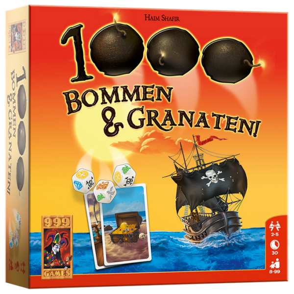 1000 Bommen & Granaten! - dobbelspel 999 games