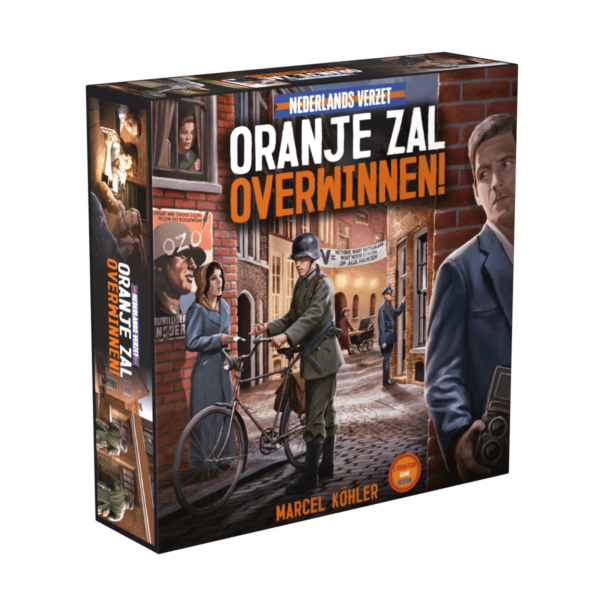 Nederlands verzet: Oranje zal Overwinnen! bordspel Liberation Game Design, coöperatief spel , tweede wereldoorlog, 1943, Nazi-troepen