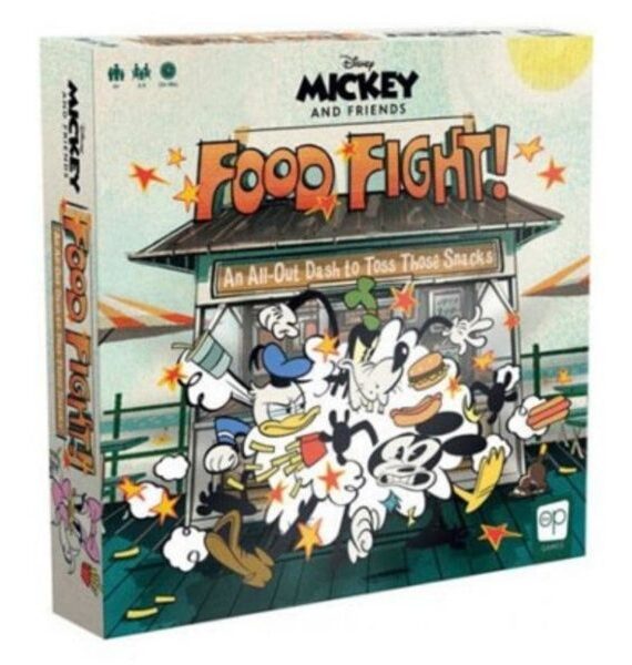 Disney Mickey and Friends Food Fight - bordspel Mickey Mouse, spel, eten, gevecht