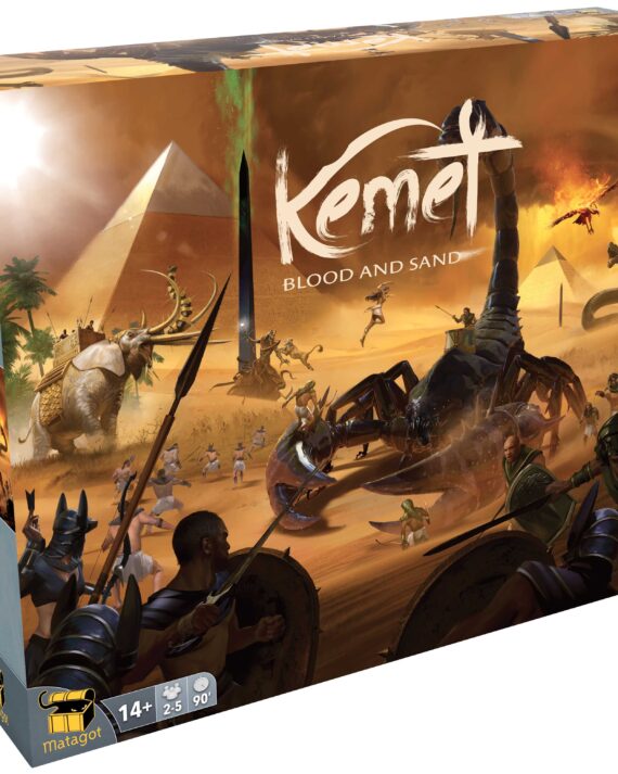 Kemet Blood and Sand - bordspel Matagot, Egypte, piramide, schorpioen