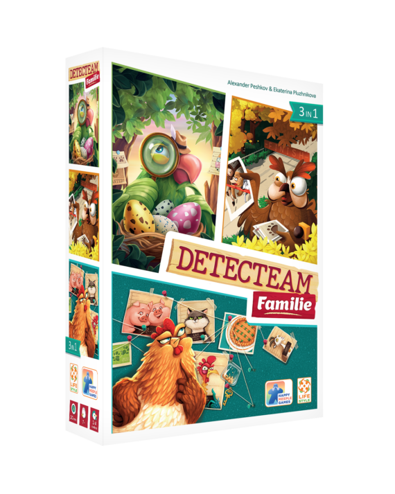Detecteam Familie - kaartspel Happy Meeple Games