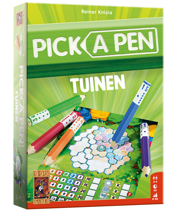 Pick a Pen Tuinen - dobbelspel 999 games